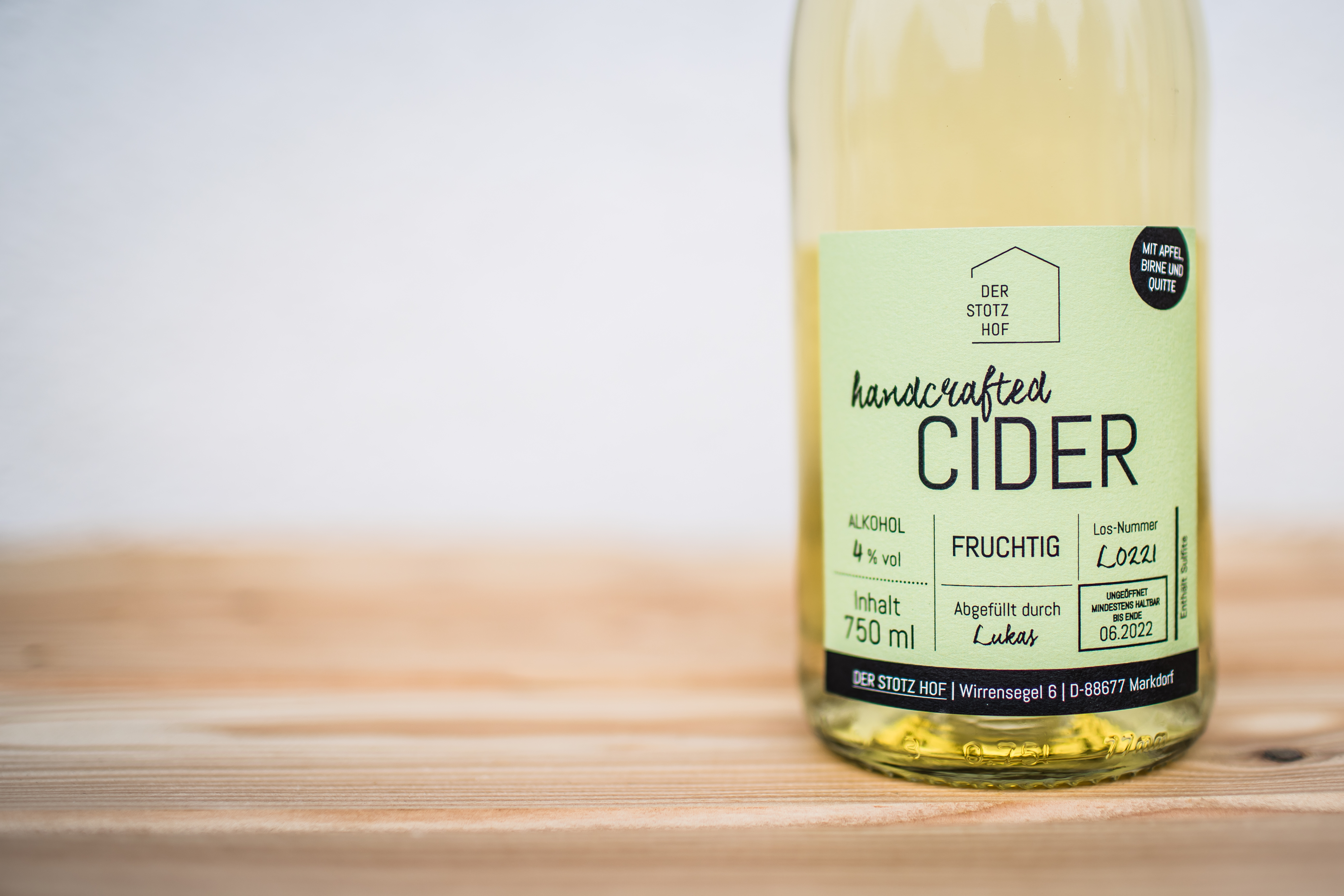 Fruchtig handcrafted CIDER
