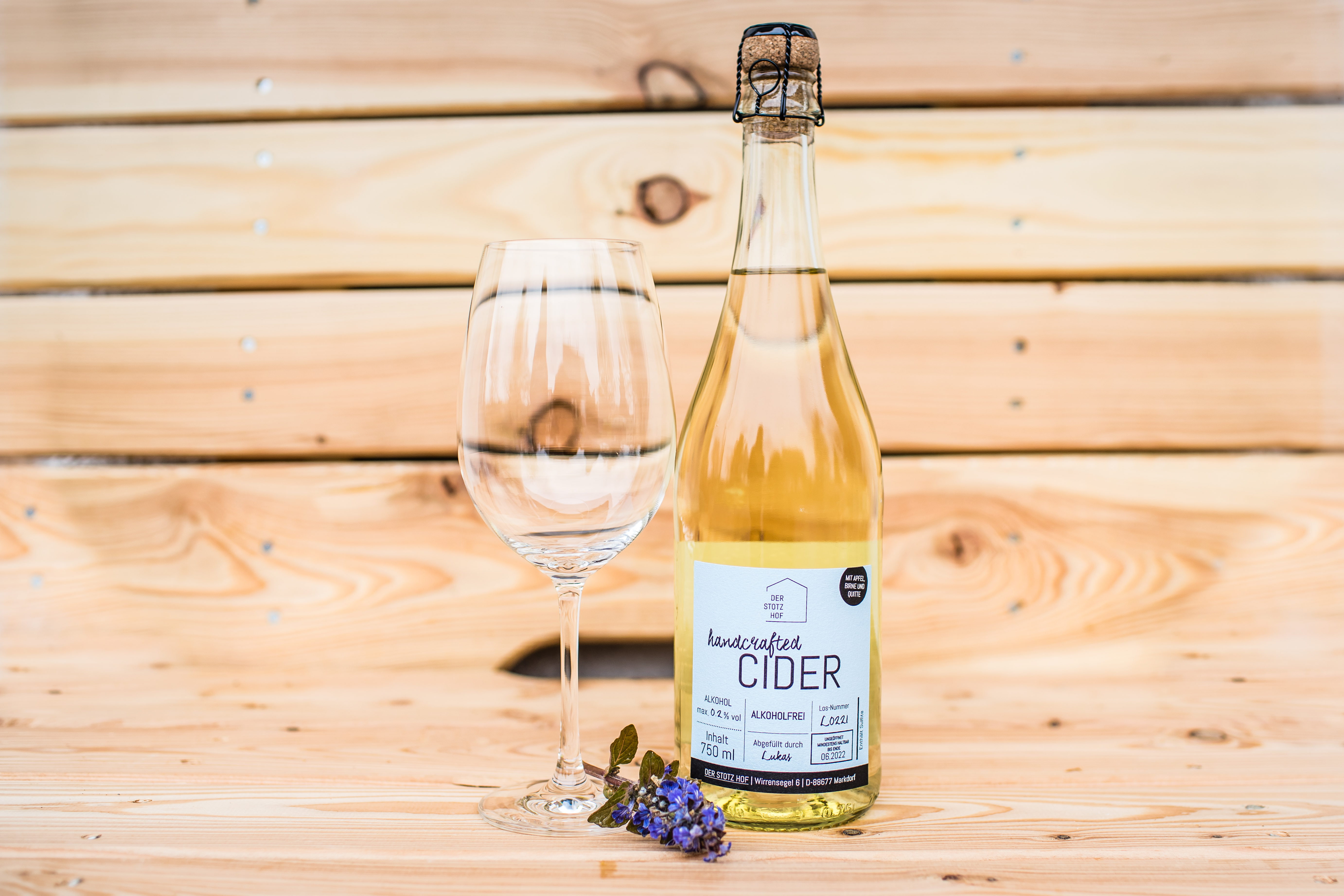 Alkoholfrei handcrafted CIDER 0,75 L