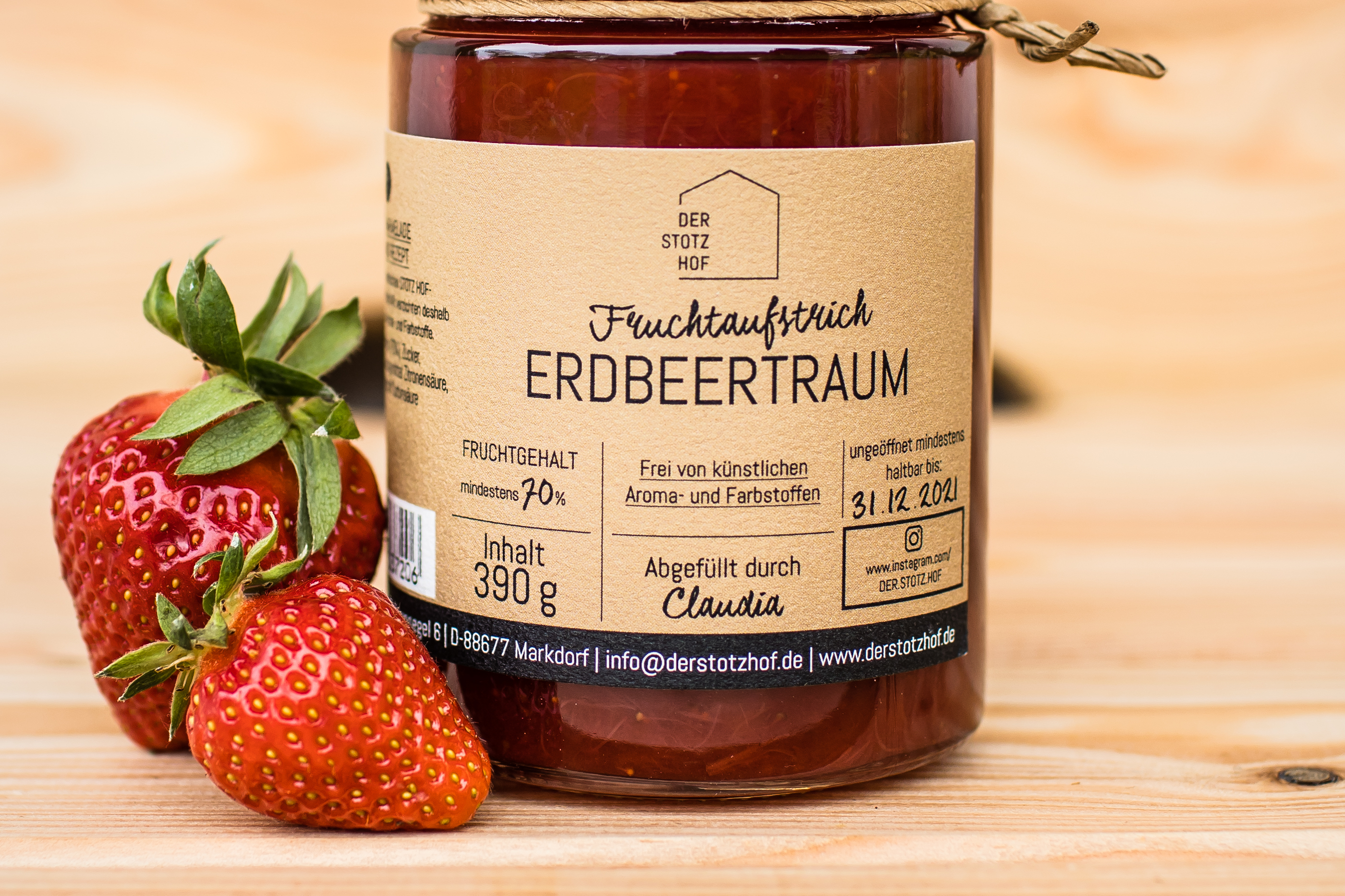 Erdbeertraum 390g