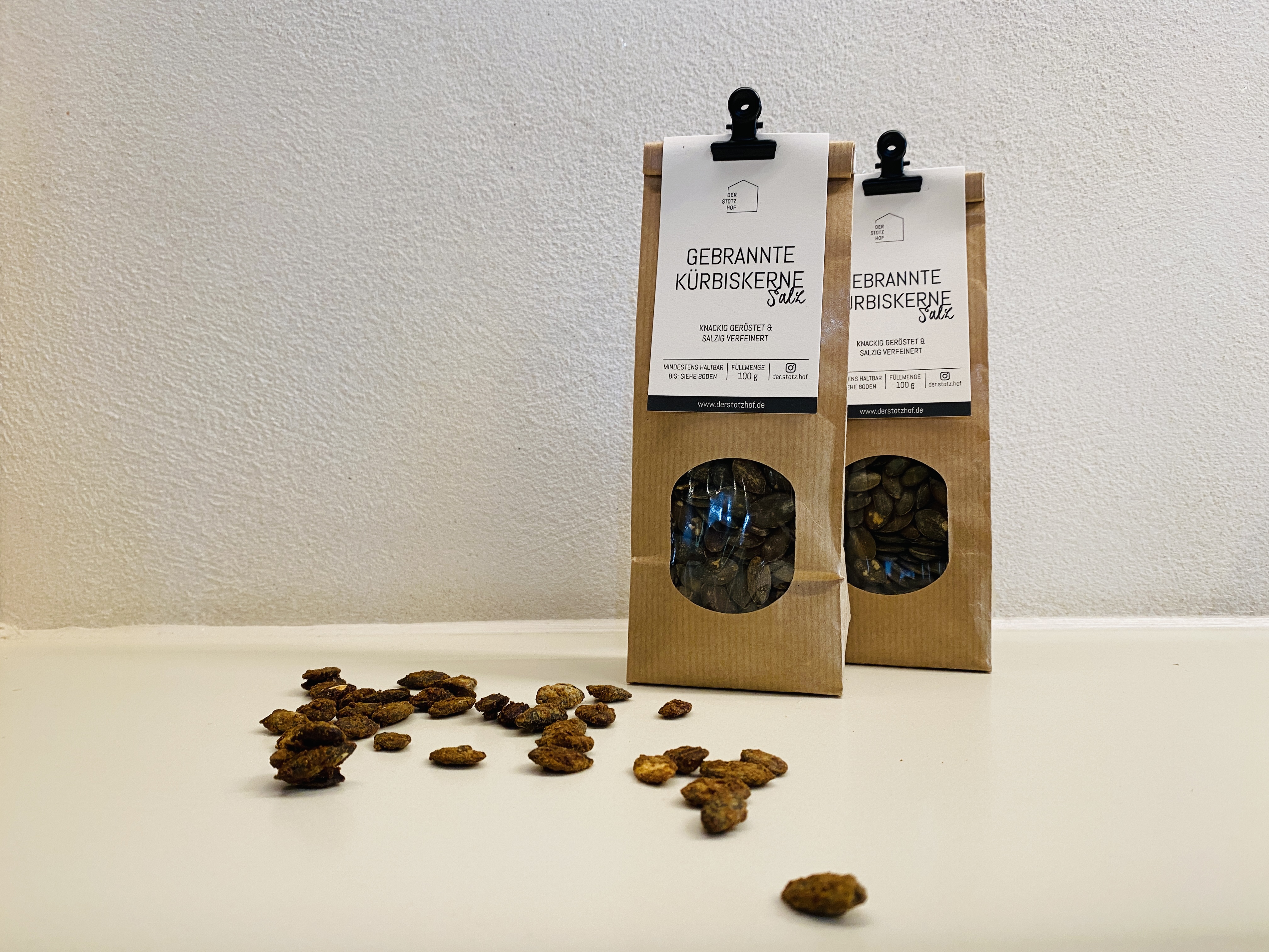 Geröstete Kürbiskerne Salz