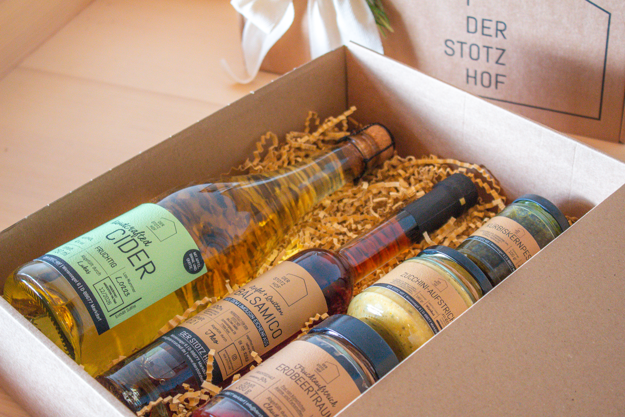 Geschenkbox vom Stotz Hof - trockener Cider - nur Abholung!  