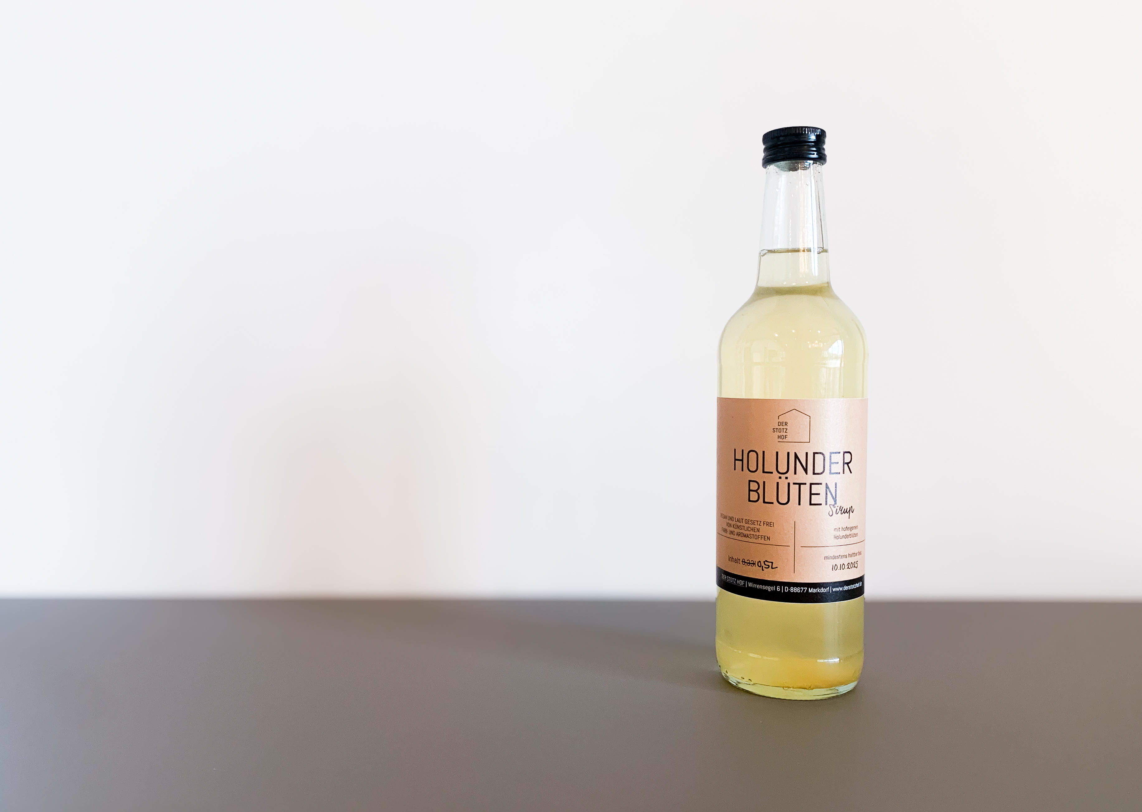 Holunderblütensirup
